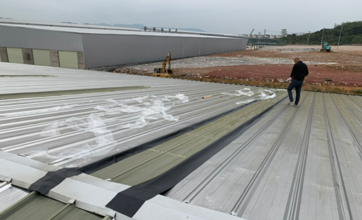 阳新厂房屋面防水维修案例